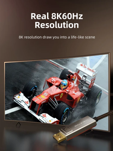 Кабель CABLETIME CC22L (CT-CMDP8K-ZG2) USB C-DisPlayPort 8K/60 Гц фото 9