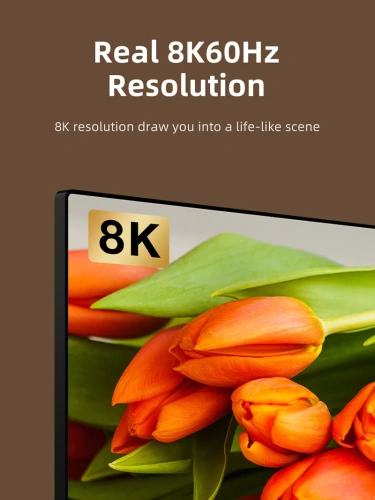 Адаптер CABLETIME CP80A (CT-DMHF8K-ZG) Zinc DP TO HDMI 8K/60 Гц фото 2