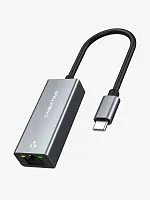 USB-Хаб CABLETIME CB53G (CT-CML100-AG) USB-C на RJ45 100 Мбит/с Ethernet, космический серый