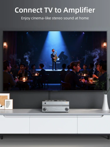 Кабель стерео CABLETIME CF43H (CT-RCA-AG1) 1 м, 2RCA на 2RCA, медный, черный фото 7