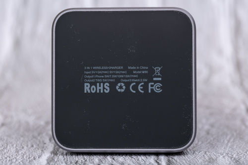 Беспроводное зарядное устройство CABLETIME CE12B (CT-WPG01-PG) 3-в-1 фото 11