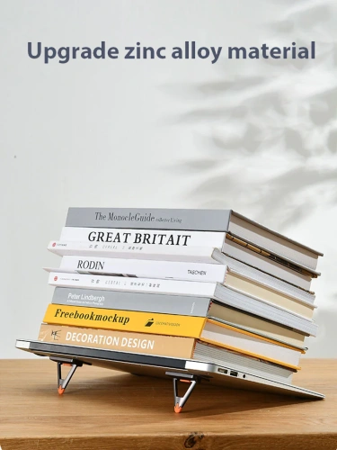 Складная мини-подставка CABLETIME (CT-LH01-ZG) для ноутбука — небольшой размер, большая устойчивость фото 4