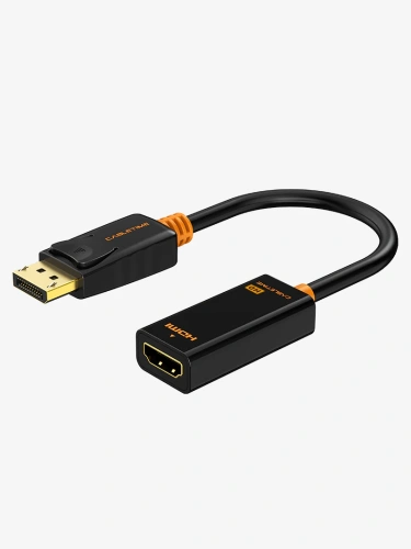 Кабель-адаптер CABLETIME CP22B (CT-AV586-01G-B0.2) DisplayPort - HDMI, Full HD (1920×1080p), 60 Гц, черный ПВХ