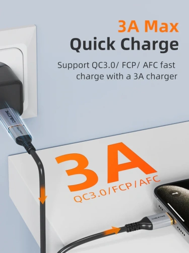 Адаптер CABLETIME CP80G (CT-AMCF10-AG) 10 Гбит/с USB3.2 A Male to USB -C Female OTG алюминий фото 5 Адаптер CABLETIME CP80G (CT-AMCF10-AG) 10 Гбит/с USB3.2 A Male to USB -C Female OTG алюминий фото 5