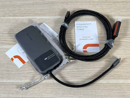 USB-концентратор CABLETIME CB80G (CT-HUBD1-AG) 10-в-1 USB-C HUB, 8K,  USB-C (Support Windows MST) SCREEN - Gray фото 8