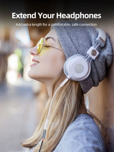 Удлинительный аудиокабель CABLETIME CF19J (CT-AE35M-AG1.5) 1,5 м, стерео 3,5 мм - Black Braided фото 3