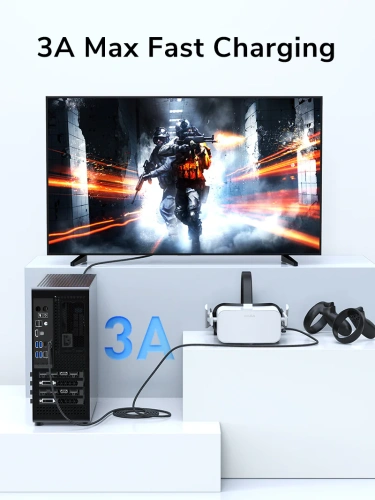 Кабель передачи данных CABLETIME CA43N (CT-VRC-AG3) USB3.0 VR для Oculus Quest 2 фото 10