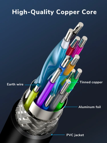 Кабель CABLETIME CH22L (CT-AV566-PHE2G-B2) HDMI2.0 AM/AM, 4k/60 Гц, позолоченный, черная ПВХ-оболочка фото 11