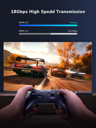 Кабель CABLETIME CH22L (CT-AV566-PHE2G-B2) HDMI2.0 AM/AM, 4k/60 Гц, позолоченный, черная ПВХ-оболочка фото 8