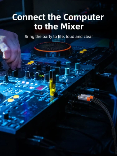 Стерео аудиокабель CABLETIME CF27E (CT-A35D6-AG0.5) 0,5 м, 3,5 мм - 2 6,35 мм - Black Braided фото 4 Стерео аудиокабель CABLETIME CF27E (CT-A35D6-AG0.5) 0,5 м, 3,5 мм - 2 6,35 мм - Black Braided фото 4