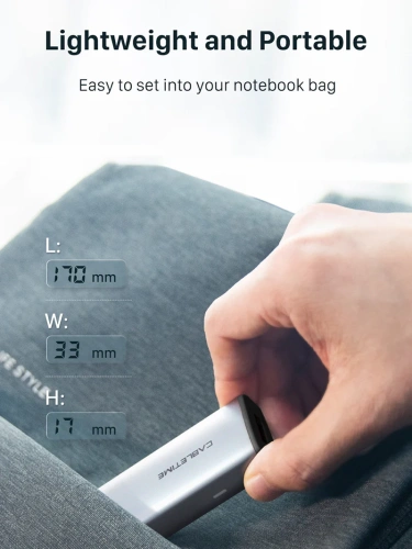 USB-Хаб CABLETIME CB21G (CT-HUBP4-AG) на USB3.0×4 4-в-1 фото 4