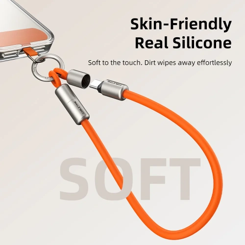 Ремешок на запястье с кабелем CABLETIME CU46G (CT-CL60-ASG) 0.3м USB-C PD60W оранжевый фото 8