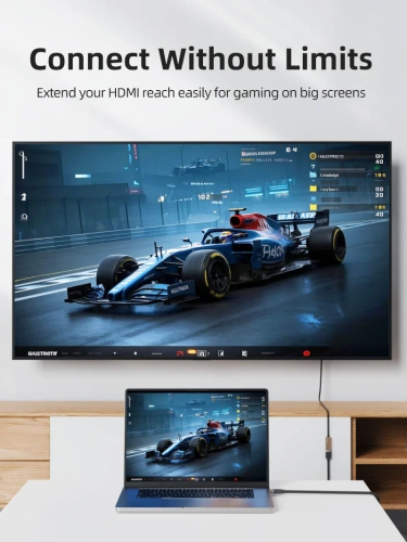 Удлинительный кабель CABLETIME CH25E (CT-HDMF4K-AG0.5) черный, 4K60Hz HDMI фото 8