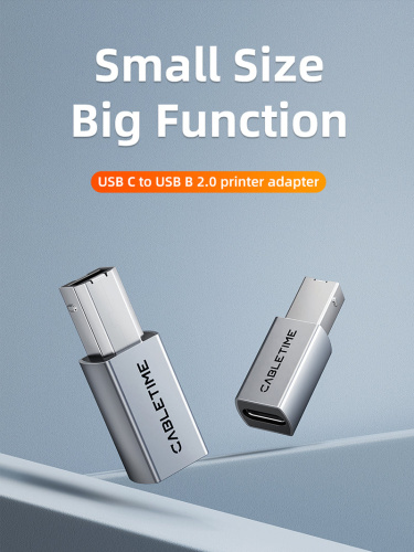 Адаптер CABLETIME CCB2G (CT-CFBM2-AG) USB C для принтера фото 2 Адаптер CABLETIME CCB2G (CT-CFBM2-AG) USB C для принтера фото 2