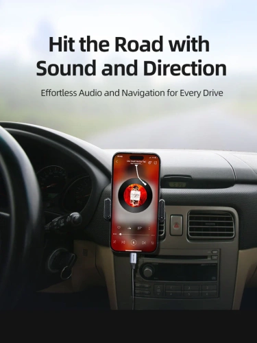 Аудиокабель CABLETIME CF16H (CT-CMAU-AG1) USB-C — 3,5 мм, черный фото 2