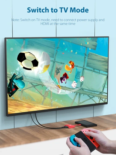 Док-станция Switch CB40R (CT-SHUB31-PR) для Nintendo Switch OLED 3 в 1 USB C HUB Red фото 4 Док-станция Switch CB40R (CT-SHUB31-PR) для Nintendo Switch OLED 3 в 1 USB C HUB Red фото 4