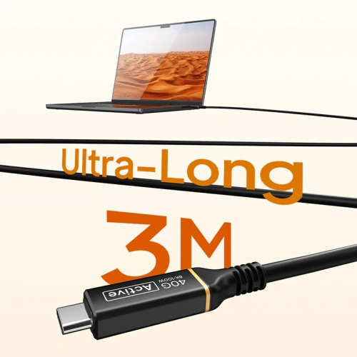 Кабель CABLETIME CU43N (CT-AUSB4-AB3) 3м USB4 40 Гбит/с черный фото 9