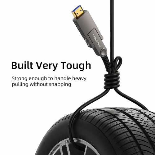 Съемный активный оптоволоконный кабель CABLETIME (CT-AHDD4K-B20) HDMI 2.0 4K, 60 Гц — AOC 18 Гбит/с для домашнего кинотеатра, PS5, проекторов фото 11