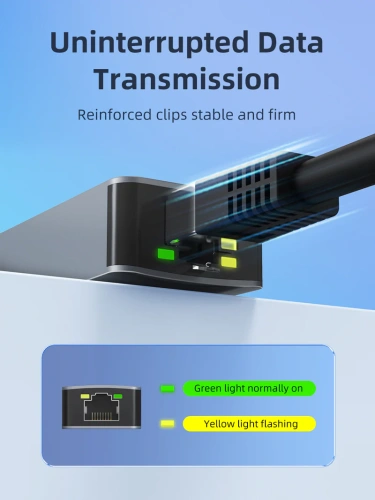 USB-Хаб CABLETIME CB57G (CT-CML2500-AG) – USB 3.0 Type-C, 2.5G RJ45 для ноутбуков фото 5