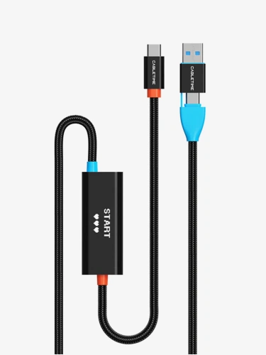 Кабель CABLETIME CC19L (CT-ACHC3P-AB1) 1 м USB A+C - USB-C для захвата изображения