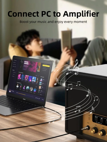 Аудиоадаптер CABLETIME CPA3G (CT-6M3F-AG) 6,3 мм на 3,5 мм фото 7 Аудиоадаптер CABLETIME CPA3G (CT-6M3F-AG) 6,3 мм на 3,5 мм фото 7