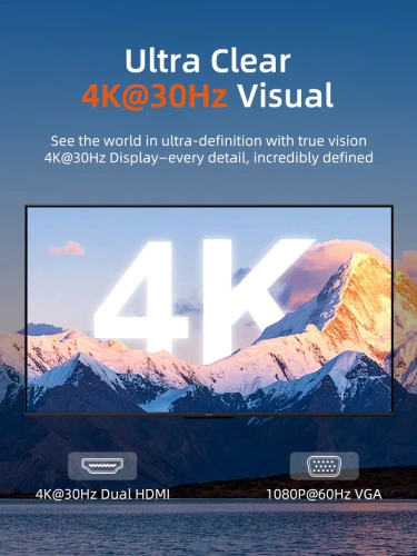 USB-Хаб (концентратор) CABLETIME CB94G (CT-HUBL5-AG) 10-в-1 USB-C HUB, MST LENS, Triple Display для MacBook Pro - Gray фото 2