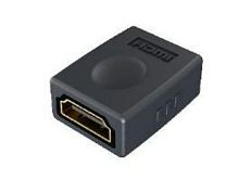 Адаптер CABLETIME CP40U (AV599-HA01-GB) HDMI F/F, позолоченный, черный, 4K/1080P