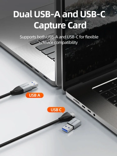 Адаптер видеозахвата CABLETIME CB67G (CT-ACHC3L-AG) USB 3.0 A+C в HDMI с петлевым выходом фото 7