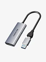Адаптер видеозахвата CABLETIME CB66G (CT-ACHC3P-AG) USB 3.0 A+C в HDMI с помощью PD100W