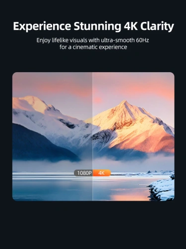 Удлинительный кабель CABLETIME CH25E (CT-HDMF4K-AG0.5) черный, 4K60Hz HDMI фото 3