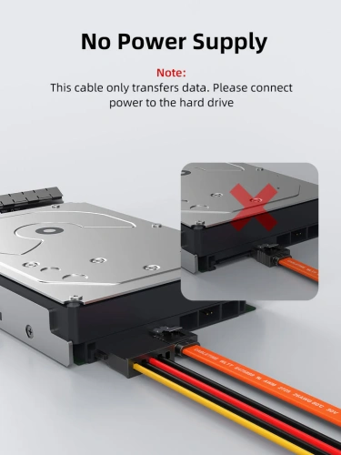Кабель интерфейсный CABLETIME CAS2E (CT-SATA3-B0.5) 0.5 м, Orange, SATA 3.0, прямой разъем, металлические защелки фото 5 Кабель интерфейсный CABLETIME CAS2E (CT-SATA3-B0.5) 0.5 м, Orange, SATA 3.0, прямой разъем, металлические защелки фото 5