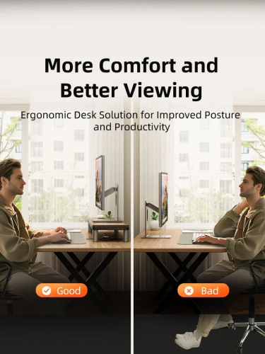 Подставка CABLETIME CSM1G (CT-MRH01-AG) с концентратором 9-в-1 фото 3