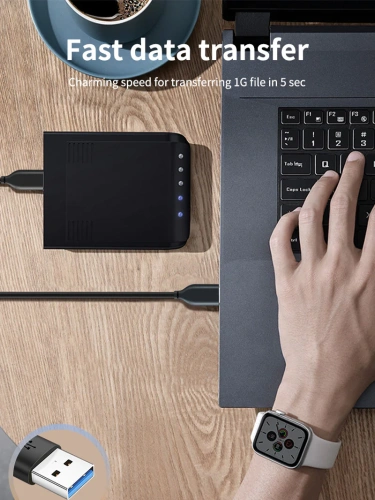 Кабель CABLETIME CA42J (CT-C160-U33-CMAMN-B1.5) черный, ПВХ USB3.0 CM-AM фото 3