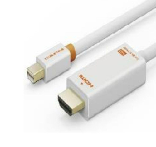 Кабель CABLETIME CD44H (CT-AV588-03G-W1) Mini DisplayPort - HDMI, Mini DP Male - HDMI Male, поддержка Full HD (1920*1080p)/60 Гц, белый Кабель CABLETIME CD44H (CT-AV588-03G-W1) Mini DisplayPort - HDMI, Mini DP Male - HDMI Male, поддержка Full HD (1920*1080p)/60 Гц, белый