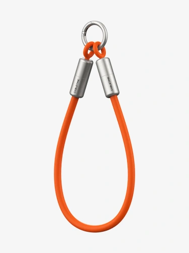 Ремешок на запястье с кабелем CABLETIME CU46G (CT-CL60-ASG) 0.3м USB-C PD60W оранжевый