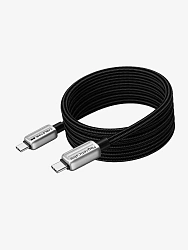 Магнитный кабель USB-C CABLETIME CU08H (CT-CM240-MZB1) черный, быстрого заряда 1 м для iPhone 16 15 Pro Plus Max