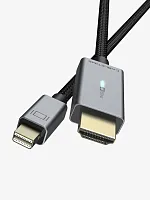 Кабель CABLETIME CD46H (CT-AV588-P03G4K-SG1) TIME Mini DisplayPort - HDMI, Mini DP Male - HDMI Male, Ultra HD 4K/30 Гц, со светодиодом
