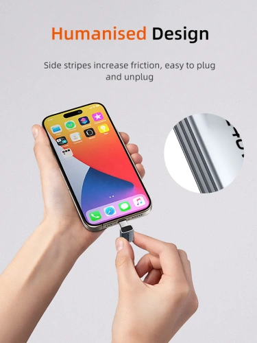 Адаптер CABLETIME CP85G (CT-OTG43-AG) USB4 Type-C OTG U-образный 40 Гбит/с фото 6