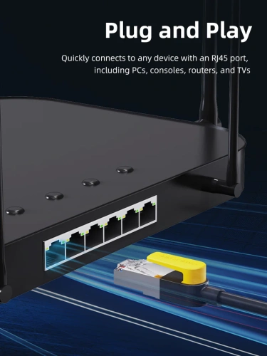 Патч-корд CABLETIME CN70N (CT-CAT7F-PB3) 3 м, FTP Gigabit Ethernet CAT7, желтый+черный фото 4 Патч-корд CABLETIME CN70N (CT-CAT7F-PB3) 3 м, FTP Gigabit Ethernet CAT7, желтый+черный фото 4