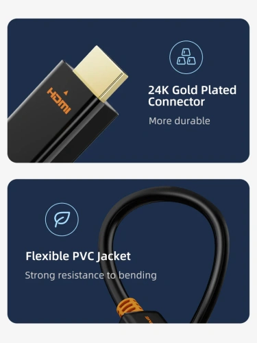 Кабель CABLETIME CD32K (CT-AV585-02G(4K60)-B1.8) Cabletime Displayport - HDMI HDTV 1.2v DP - HDMI аудио-видео 4K/60HZ и 1080p фото 5