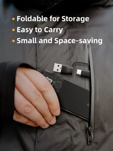 Концентратор CABLETIME CB05B (CT-HUBT5-PB) 4 порта USB-A/C, 10 Гбит/с, 0.2 м, USB-хаб для ноутбука фото 7 Концентратор CABLETIME CB05B (CT-HUBT5-PB) 4 порта USB-A/C, 10 Гбит/с, 0.2 м, USB-хаб для ноутбука фото 7