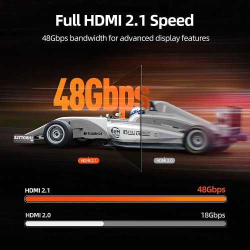 Кабель CABLETIME CH28P (CT-ASHD8K-ZB5) 5 м, AOC Slim 8K60Hz HDMI 2.1 фото 7