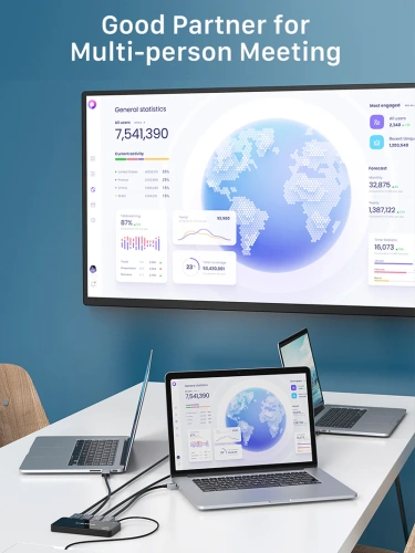 Переключатель CABLETIME CP31B (CT-HS4K3-PB) HDMI 3-в-1, 4K@30 Гц, черный фото 4