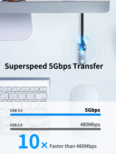 Удлинительный кабель CABLETIME CA11J (CT-C160-U3-AMAFN-B1.5) черный, ПВХ USB3.0 AM-AF фото 7 Удлинительный кабель CABLETIME CA11J (CT-C160-U3-AMAFN-B1.5) черный, ПВХ USB3.0 AM-AF фото 7