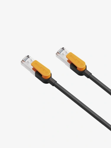 Патч-корд CABLETIME CN61R (CT-CAT6F-PB8) 8 м, FTP CAT6 Gigabit Ethernet из чистой меди, оранжевый+черный