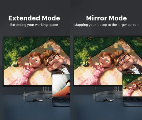 Док-станция CABLETIME CB41G (CT-C160-PU31-CMHV-S0.15) 4-в-1 USB тип C на HDMI+VGA фото 9