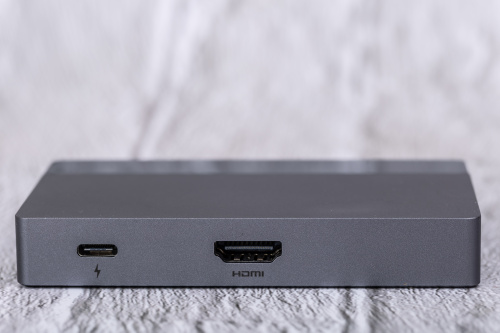 Переключатель CABLETIME CB00G (CT-PS41-GB1) 4-в-1, Mini DP / DP / HDMI / Type-C, 4K@60 Гц, 15 м, подсветка, космический серый фото 3