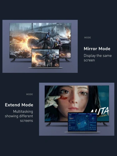 Кабель CABLETIME CC12N (CT-C160-PU31-CMHD3-S3) USB TYPE C - HDMI 4K/30 Гц фото 4