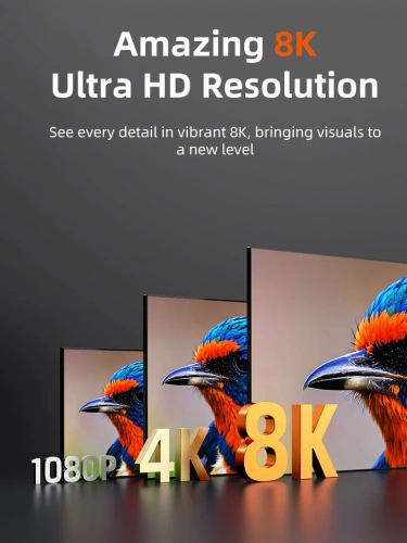 Кабель CABLETIME CH14L (CT-SHD8K-AG2) 8K SLIM HDMI 2.1, позолоченный, 8K/60 Гц, черный фото 11