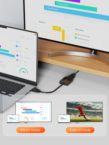 Адаптер CABLETIME CP52B (CT-AV582-HAVGAG-B0.2) HDMI-VGA, черный фото 2